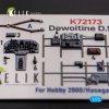 Kelik K72173 Dewoitine D.520 - interior 3D decals for Hobby 2000/Hasegawa kit (1/72)